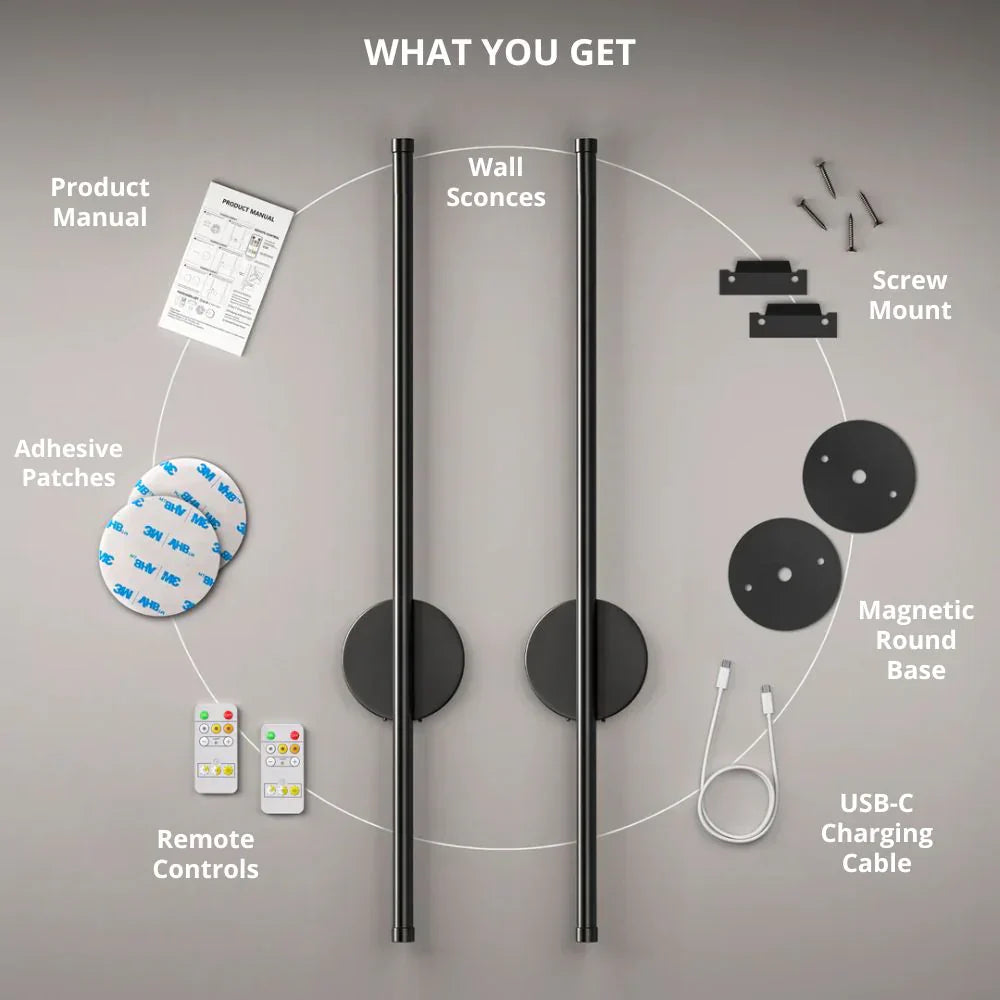 Wireless Wall Sconces