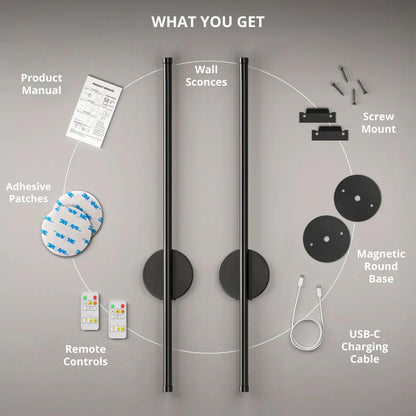 Wireless Wall Sconces