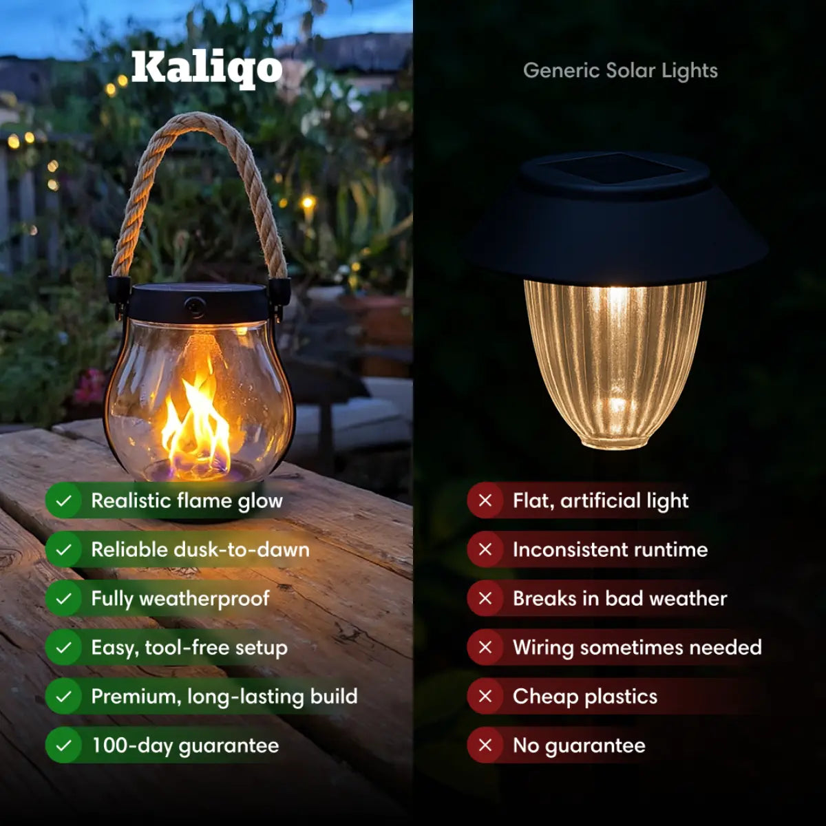 Solar Lantern Outdoor Lights